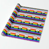 Papier Cadeau Drapeau de fierté Progress Pride LGBTQ+ Two-Spirit (Déroulé)