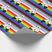 Papier Cadeau Drapeau de fierté Progress Pride LGBTQ+ Two-Spirit (Coin)
