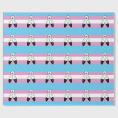 Papier Cadeau Drapeau de fierté trans bispirituel (Plat)