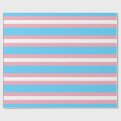 Papier Cadeau Drapeau de fierté transgenre horizontal (Plat)