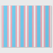 Papier Cadeau Drapeau de fierté transgenre vertical (Plat)