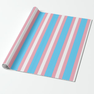 Papier Cadeau Drapeau de fierté transgenre vertical
