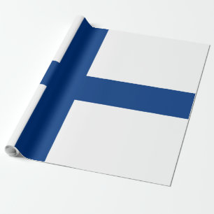 Papier Cadeau Drapeau de Finlande