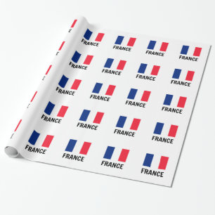 Papier Cadeau Drapeau de France