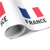 Papier Cadeau Drapeau de France (Coin rond)