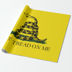 Papier Cadeau Drapeau de Gadsden (Ne me touchez pas) (Serpent am