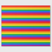Papier Cadeau Drapeau de gay pride (Plat)