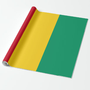 Papier Cadeau Drapeau de Guinée