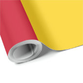 Papier Cadeau Drapeau de Guinée (Coin rond)