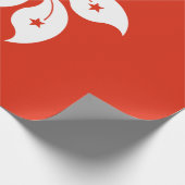 Papier Cadeau Drapeau de Hong Kong (Coin)