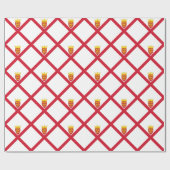 Papier Cadeau Drapeau de Jersey (Plat)