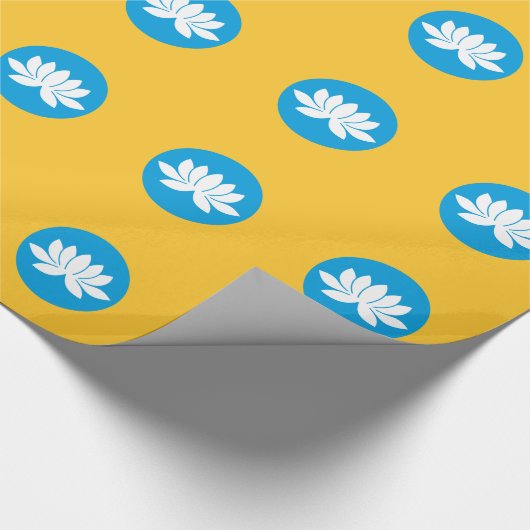 Papier Cadeau Drapeau de Kalmoukie (Coin)