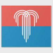 Papier Cadeau Drapeau de Kansas City (Missouri) (Plat)