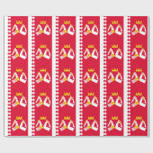 Papier Cadeau Drapeau de Karelia Nord (Plat)