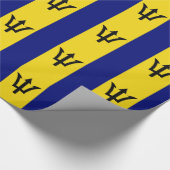 Papier Cadeau Drapeau de la Barbade (Coin)