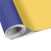 Papier Cadeau Drapeau de la Barbade (Coin rond)