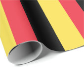 Papier Cadeau Drapeau de la Belgique (Coin rond)