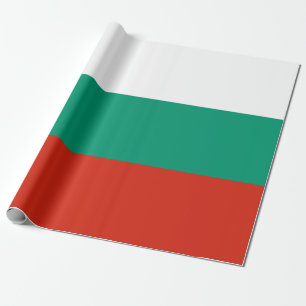 Papier Cadeau Drapeau de la Bulgarie ou du Bulgare