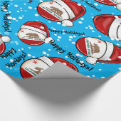 Papier Cadeau Drapeau de la Californie dans un casquette de Père (Coin)