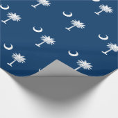 Papier Cadeau Drapeau de la Caroline du Sud (Coin)