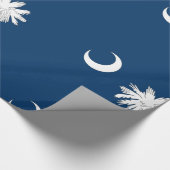 Papier Cadeau Drapeau de la Caroline du Sud (Coin)