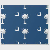 Papier Cadeau Drapeau de la Caroline du Sud (Plat)