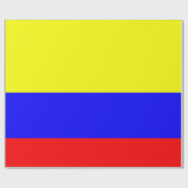 Papier Cadeau Drapeau de la Colombie (Plat)