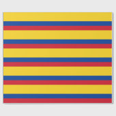 Papier Cadeau Drapeau de la Colombie (Plat)