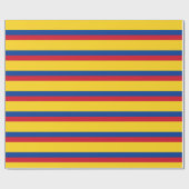 Papier Cadeau Drapeau de la Colombie (Plat)