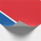 Papier Cadeau Drapeau de la Corée du Nord (RPDC) (Coin)