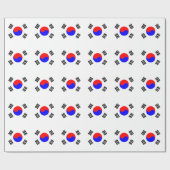 Papier Cadeau Drapeau de la Corée du Sud (Plat)