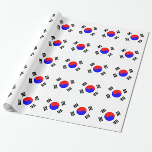 Papier Cadeau Drapeau de la Corée du Sud