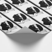 Papier Cadeau Drapeau de la Corse France (Coin)