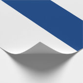 Papier Cadeau Drapeau de la Croix Bleue de Finlande (Coin)