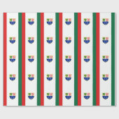 Papier Cadeau Drapeau de la Fédération de Bosnie (Plat)
