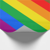 Papier Cadeau Drapeau de la fierté arc-en-ciel de Philly (Coin)