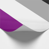 Papier Cadeau Drapeau de la fierté asexuelle (Coin)