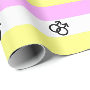 Papier Cadeau Drapeau de la fierté de Twink