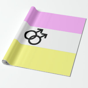 Papier Cadeau Drapeau de la fierté de Twink