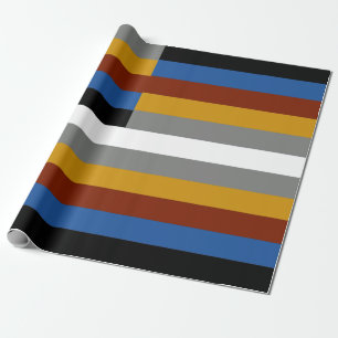 Papier Cadeau Drapeau de la fierté des freaks