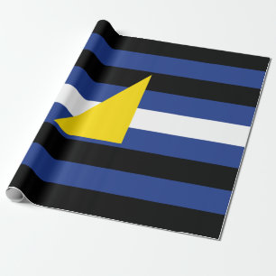 Papier Cadeau Drapeau de la fierté des sports nautiques