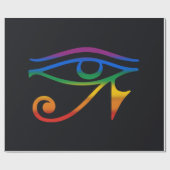 Papier Cadeau Drapeau de la fierté gay goth (Plat)