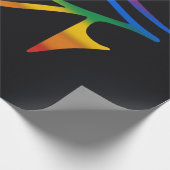 Papier Cadeau Drapeau de la fierté gay goth (Coin)
