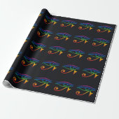 Papier Cadeau Drapeau de la fierté gay goth (Déroulé)