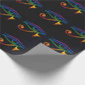 Papier Cadeau Drapeau de la fierté gay goth (Coin)