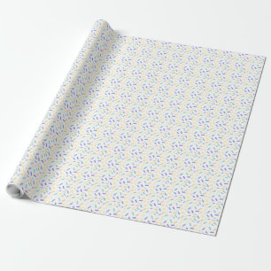 Papier Cadeau Drapeau de la fierté Genderfaun aux paillettes arc