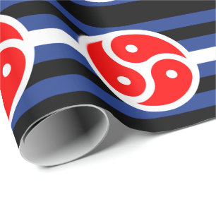 Papier Cadeau Drapeau de la Fierté Pratique en Cuir