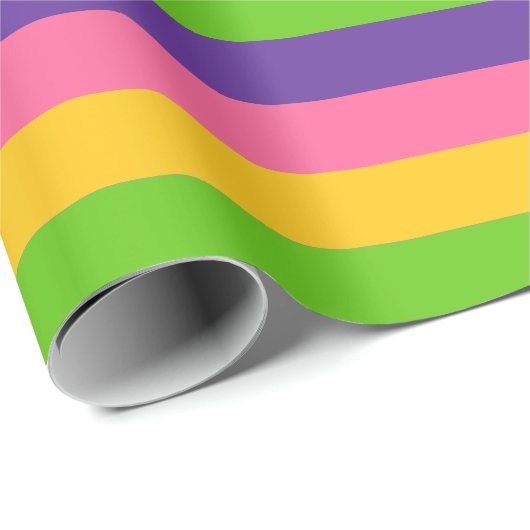 Papier Cadeau Drapeau de la fierté sapphique (Coin rond)