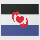 Papier Cadeau Drapeau de la fierté Switch (Plat)