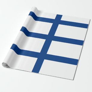Papier Cadeau Drapeau de la Finlande